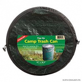 Coghlan's Trash Can - Polyethylene Black - 1713