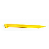Camco Tent Peg 12 inch - Hook Style Yellow Plastic - 51103