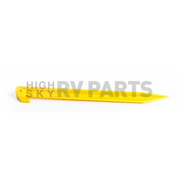 Camco Tent Peg 12 inch - Hook Style Yellow Plastic - 51103