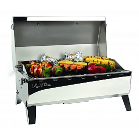 Camco Camping Barbeque Grill - Polished Stainless Steel - 58110