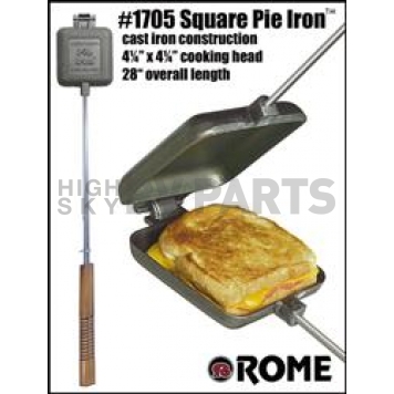 Rome Industry Campfire Cookware Pie Iron - 1705