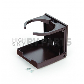 Camco Wall Mount Cup Holder Brown - 44043-2
