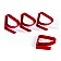 Camco Tablecloth Clamp Red Pack Of 4 - 44003