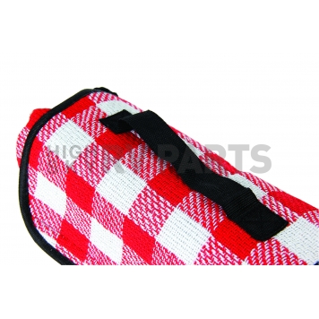 Camco Picnic Blanket 51 Inch x 59 Inch Red And White Checkered - 42801-10