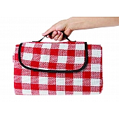 Camco Picnic Blanket 51 Inch x 59 Inch Red And White Checkered - 42801