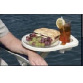 Faulkner Chair Rotatable Side Tray White - 48100