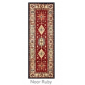 Ruggable Carpet 2-1/2 X 7 Feet - Polyester Noor Ruby 