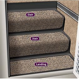 Prestofit Step Rug 10 Inch x 23-1/2 Inch Peppercorn 5-3093