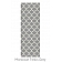 Ruggable Carpet 2-1/2 X 7 Feet - Polyester Moroccan Trellis Grey 