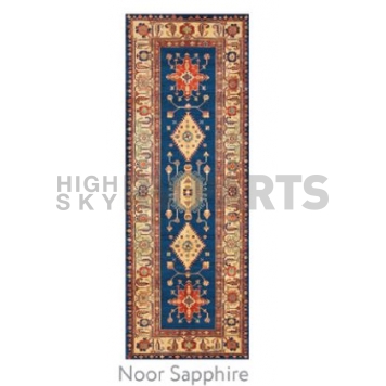 Ruggable Carpet 2-1/2 X 7 Feet - Polyester Noor Sapphire 