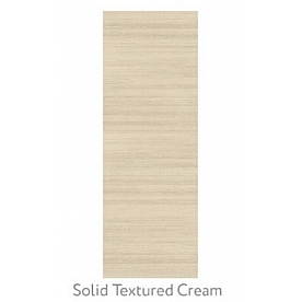 Ruggable Carpet 2-1/2 X 7 Feet - Polyester Solid Textured Cream 