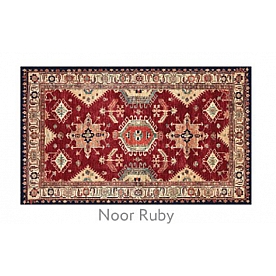 Ruggable Carpet 3 X 5 Feet - Polyester Noor Ruby 