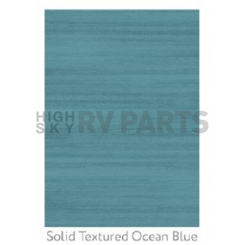 Ruggable Carpet 5 X 7 Feet - Polyester Solid Textured Ocean Blue 