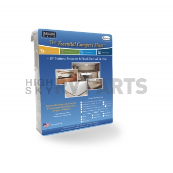 Mattress Safe Protector 48 inch White - The Essential Camper's Sheet - CWCS-4875 W-2