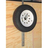 Rack-Em Spare Tire Carrier Black/ Gray Steel - RA16