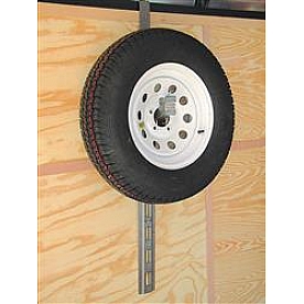 Rack-Em Spare Tire Carrier Black/ Gray Steel - RA16