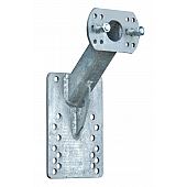 Tie Down Spare Tire Carrier Trailer Frame Mount Steel Silver - 86069