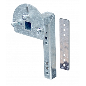 Tie Down Spare Tire Carrier Trailer Frame Mount Steel Silver - 86060