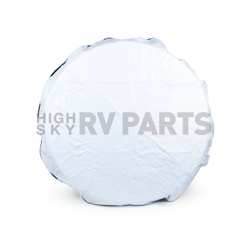 Camco Spare Tire Cover 34 Inch Arctic White Vinyl - 45340-2