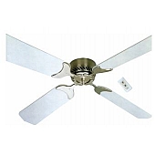 LaSalle Bristol Ceiling Fan 12 Volt -  Variable Speed and Wall Switch - 410TSDC42BNWH