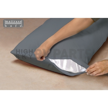Mattress Safe Pillow Protector 21 inch x 27 inch - Gray Standard - CWPS-STD SG