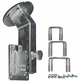 Tie Down Spare Tire Carrier Trailer Frame Mount Silver - 86062