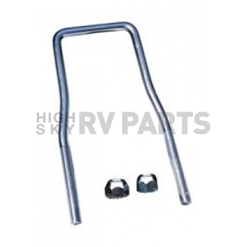 Tie Down Spare Tire Carrier Trailer Frame Mount Silver - 86091
