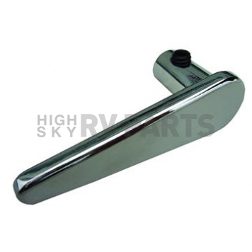 JR Products Interior Door Handle - L-Shaped Silver Single - 10905