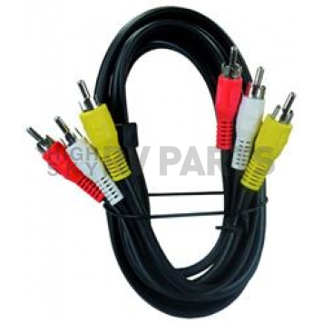 JR Products Audio/ Video Cable 6' Black - 47935