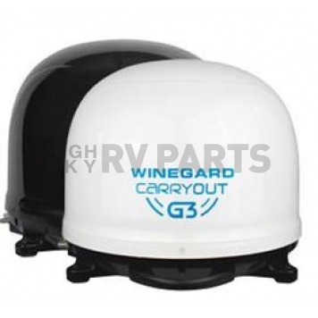 Winegard Carryout G3 Automatic Portable Satellite TV Antenna - White - GM-9000