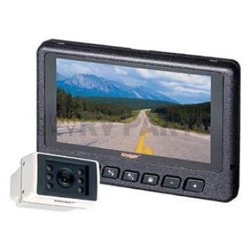 ASA Electronics Video Monitor - 7 Inch LCD Display - 3 Camera Inputs - AOS701