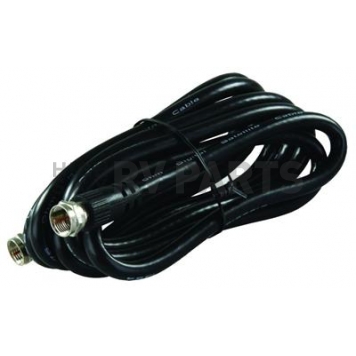 JR Products RG6 Audio/ Video Cable 72 inch Black - 47425