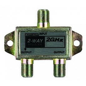 JR Products TV Cable 2-Way Splitter - 47355