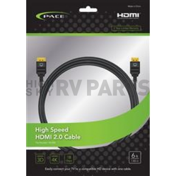 Pace International HDMI Cable 6' Length - 115-006