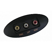 Valterra Audio/ Video Socket RCA Connection 3 Female Ports - DG52476VP