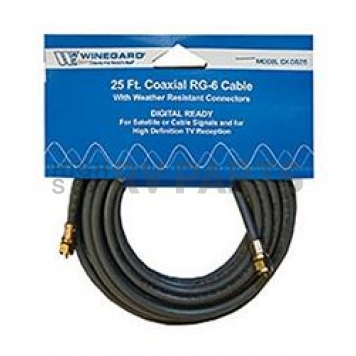 Winegard Audio/ Video Coaxial Cable 25' Gray - CX-0625