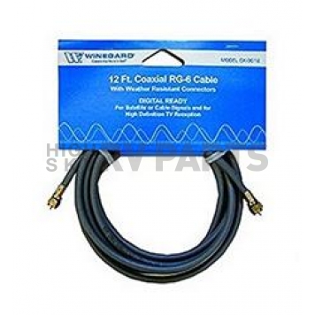 Winegard Audio/ Video Coaxial Cable 12' Gray - CX-0612