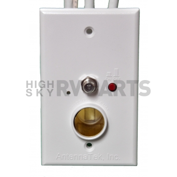 Antennatek Wall Plate 12 Volt Power Supply  for Cable TV - 065840