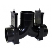 Valterra Sewer Waste Valve Double with 3 inch Hub x 3 inch Hub - T85NH