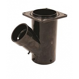 Valterra Sewer Waste Valve Fitting 3 inch Bayonet X 3 inch Rotating Flange X 2 inch Hub - T1015-1
