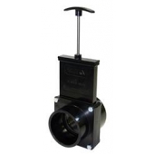 Valterra Straight Sewer Waste Valve 3 inch Hub x 3 inch Hub - T40B