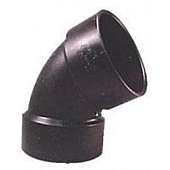 LaSalle Bristol Waste Valve Fitting 90 Degree Long Turn Elbow - 1.5 inch Slip ABS Plastic
