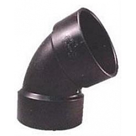LaSalle Bristol Waste Valve Fitting 90 Degree Long Turn Elbow - 1.5 inch Slip ABS Plastic