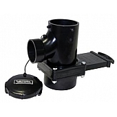 Valterra Sewer Waste Valve with 3 inch Hub x 2 inch Hub x 3 inch Bayonet Cap - T12
