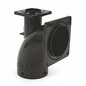 Valterra Sewer Waste Valve Fitting 3 inch Hub X 3 inch Rotating Flange X 1.5 inch Rotating Flange - T1031