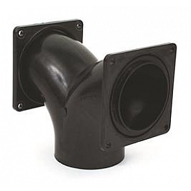 Valterra Sewer Waste Valve Fitting 3 inch Hub X 3 inch Rotating Flange X 3 inch Rotating Flange - T1039-1