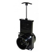 Valterra Straight Sewer Waste Valve 3 inch Hub x 3 inch Spigot - T40