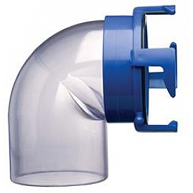 Prestofit Blue Line 90 Degree Sewer Hose Connector - 1-0021