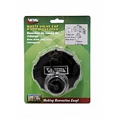 Valterra 3 inch Bayonet Waste Valve Cap with Garden Hose Connector - T1020-1VP