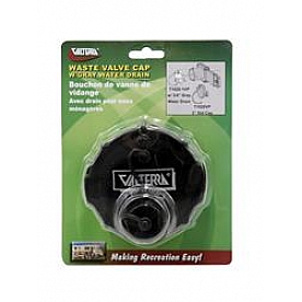 Valterra 3 inch Bayonet Waste Valve Cap with Garden Hose Connector - T1020-1VP